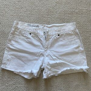 Madewell white shorts